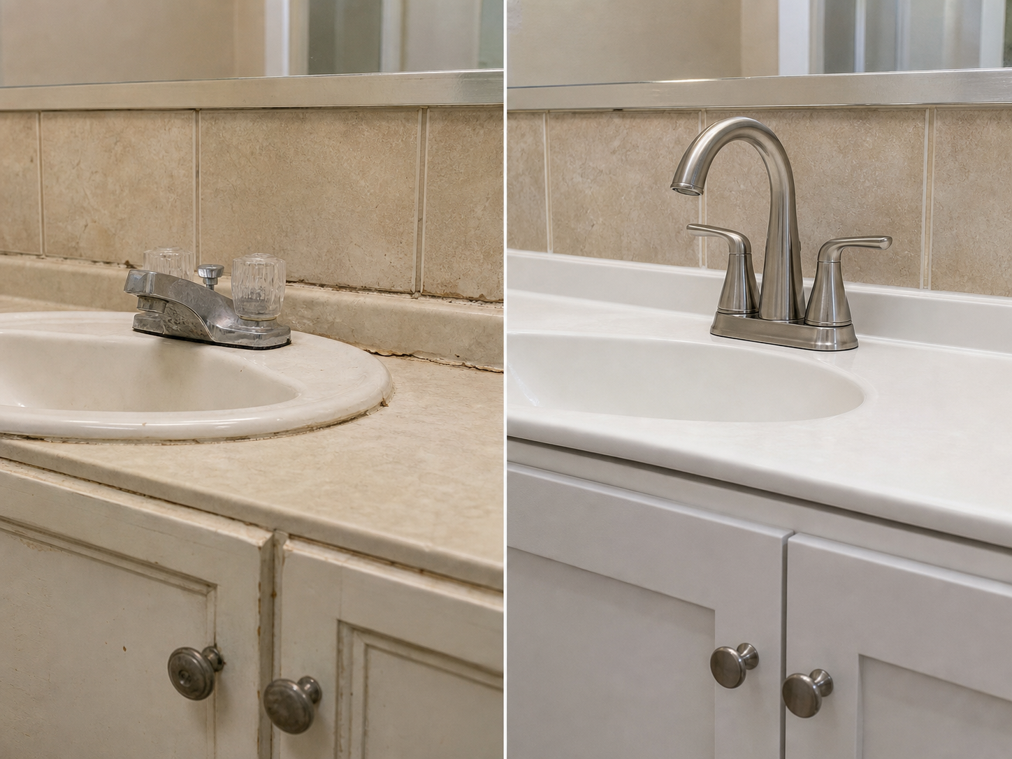 Bathroom repair example